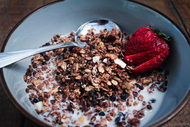 Vegan, Crunchy, Oil Free Chocolate Granola